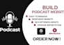 build wordpress wix podcast website ugc features integration episodes import RSS